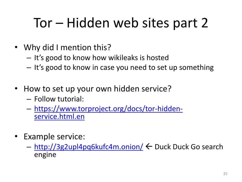 tor hidden web sites part 2