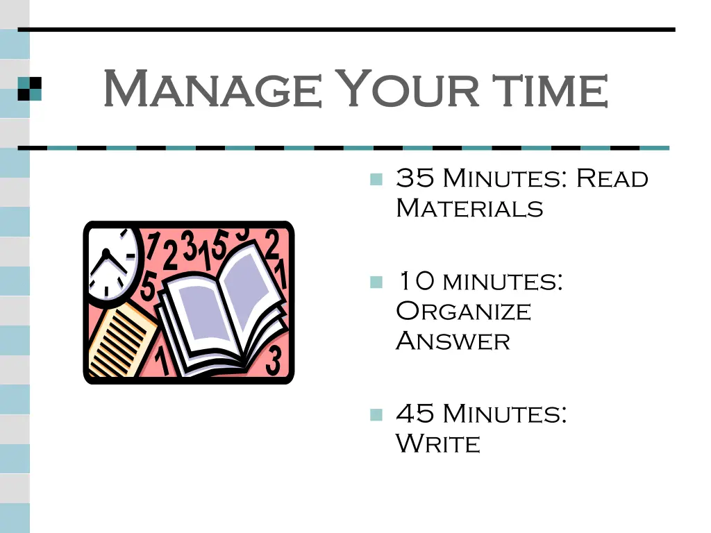 manage your time manage your time