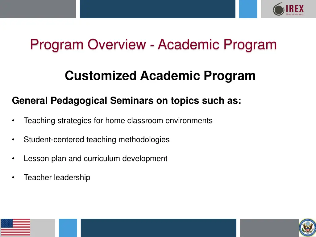 program overview academic program