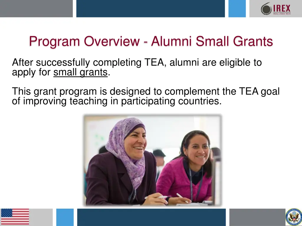 program overview alumni small grants