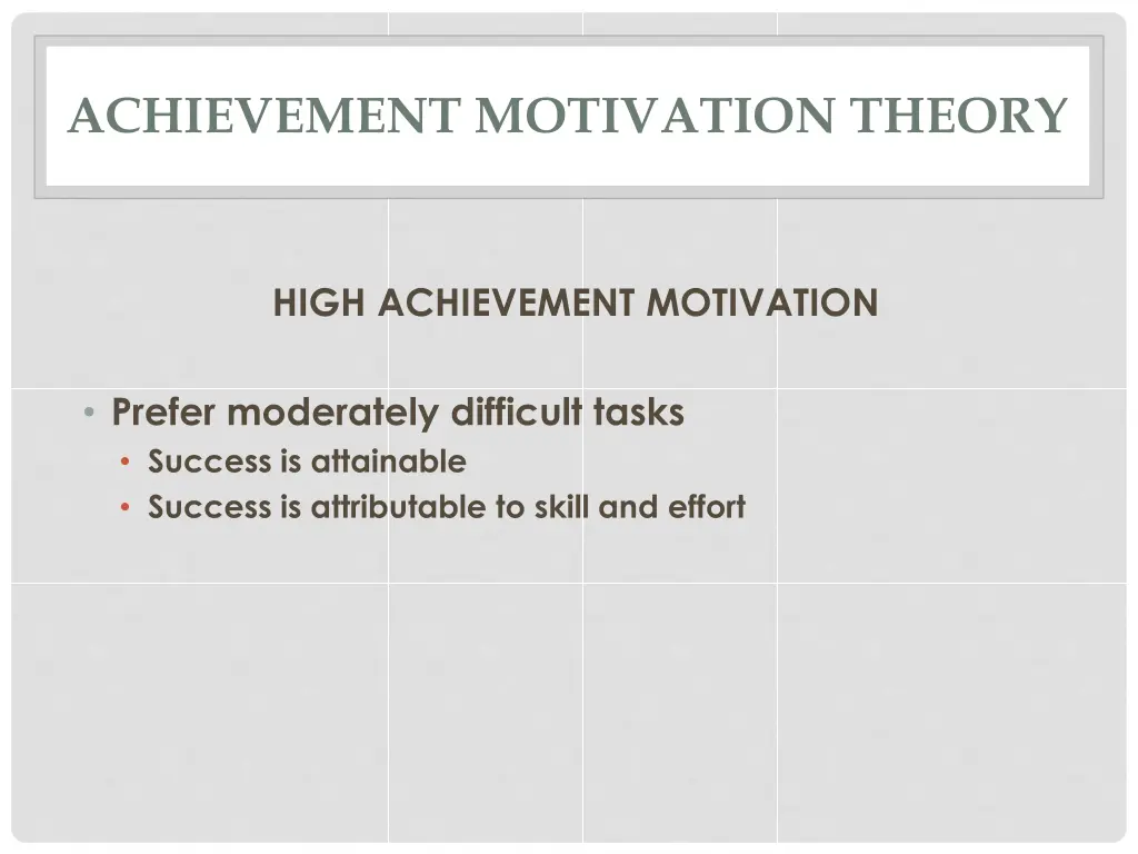 achievement motivation theory 2