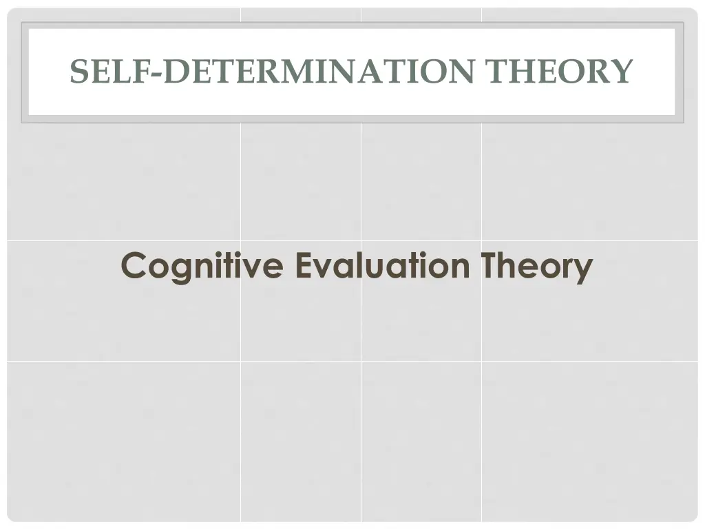 self determination theory 6