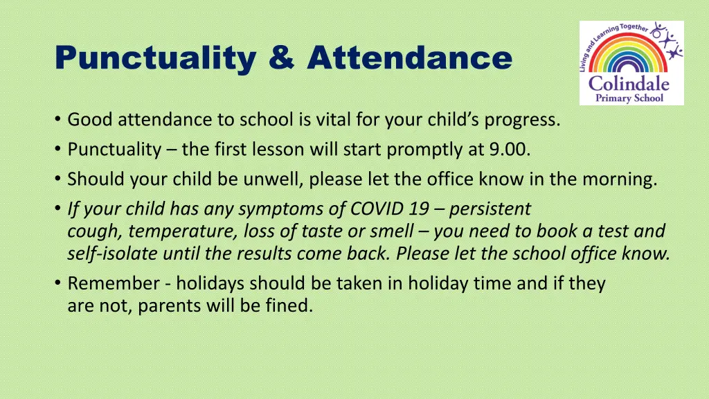 punctuality attendance