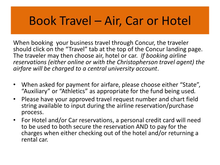 book travel air car or hotel