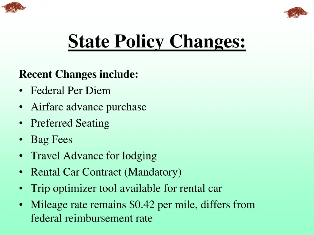 state policy changes