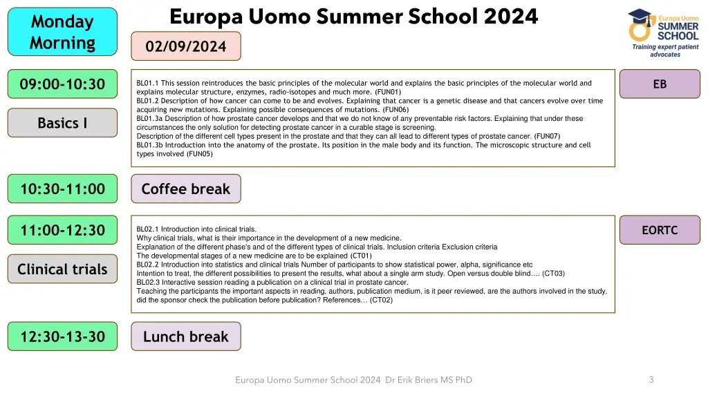 europa uomo summer school 2024 1