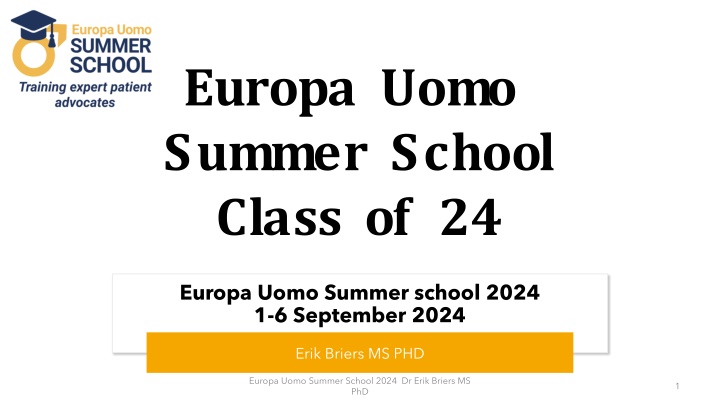 europa uomo summer school class of 24