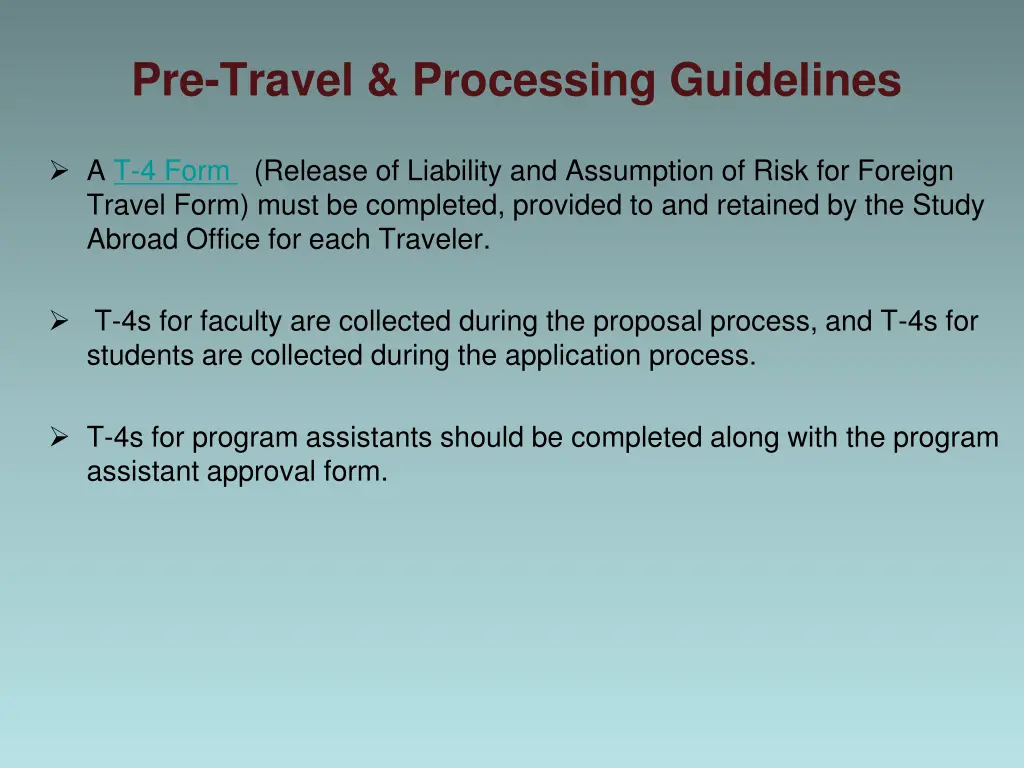 pre travel processing guidelines 1