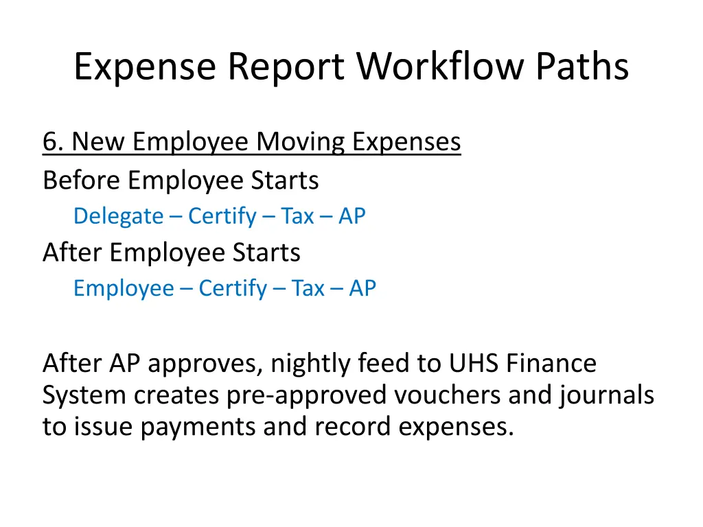 expense report workflow paths 1