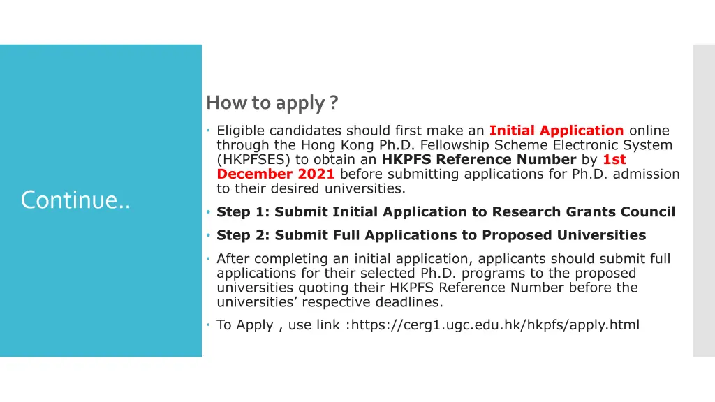 how to apply