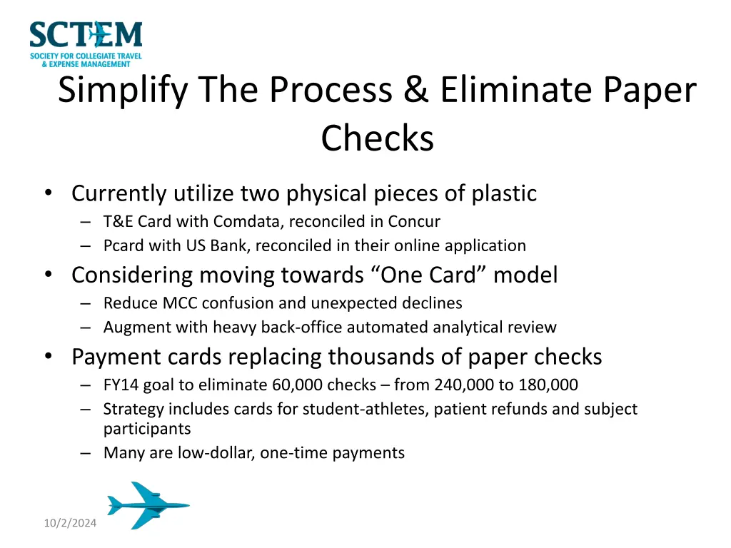 simplify the process eliminate paper checks