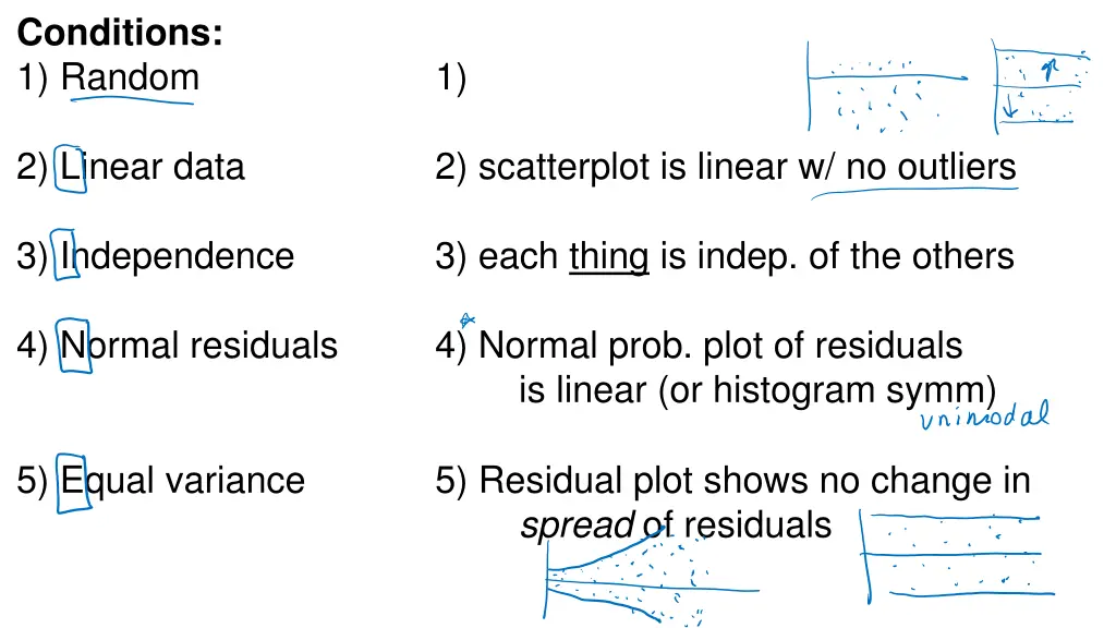 conditions 1 random