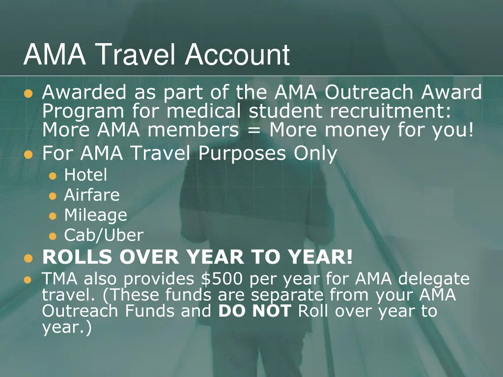 ama travel account