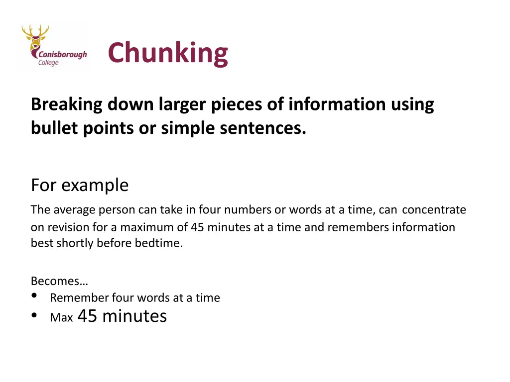 chunking