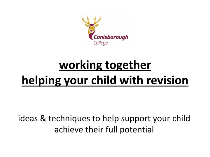 working together helping your child with revision