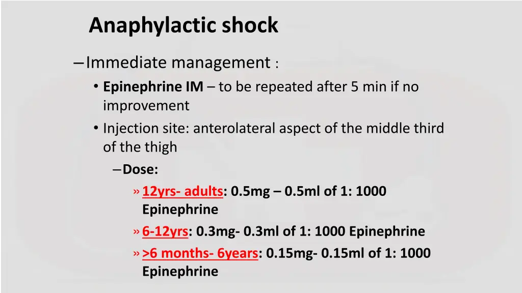 anaphylactic shock