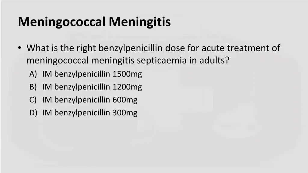 meningococcal meningitis