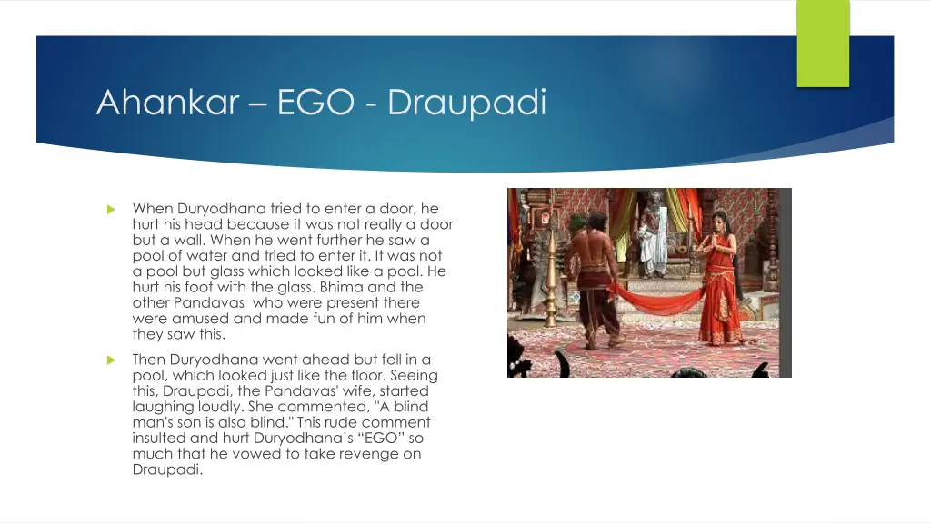 ahankar ego draupadi