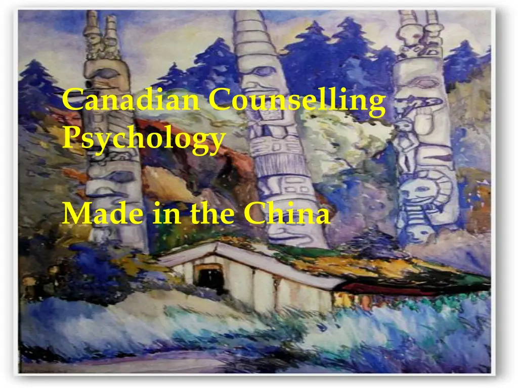 canadian counselling psychology 1