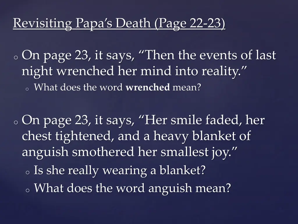 revisiting papa s death page 22 23 1