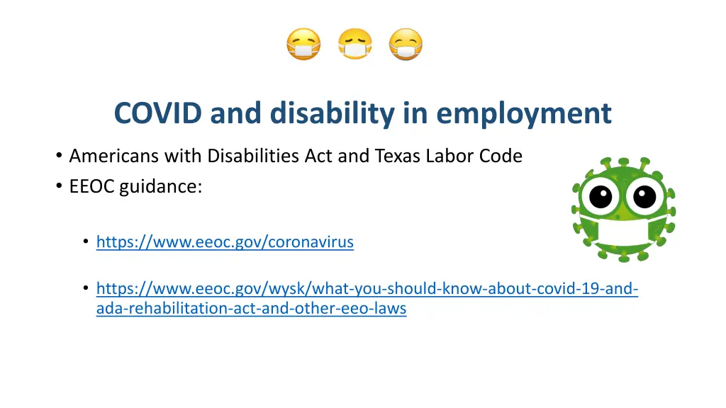 covid and disability in employment