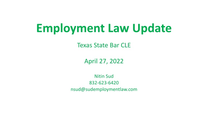 employment law update