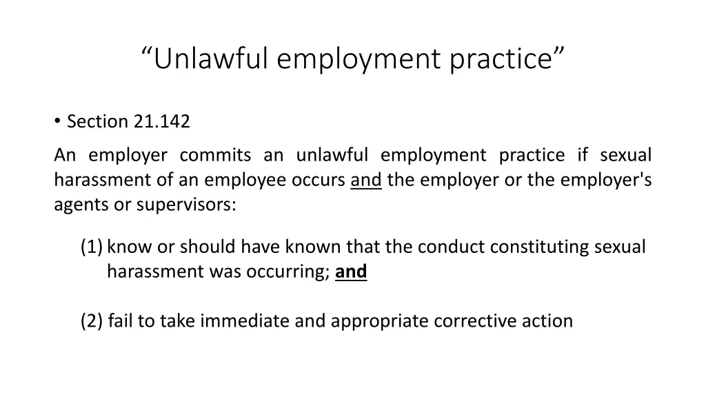 unlawful employment practice