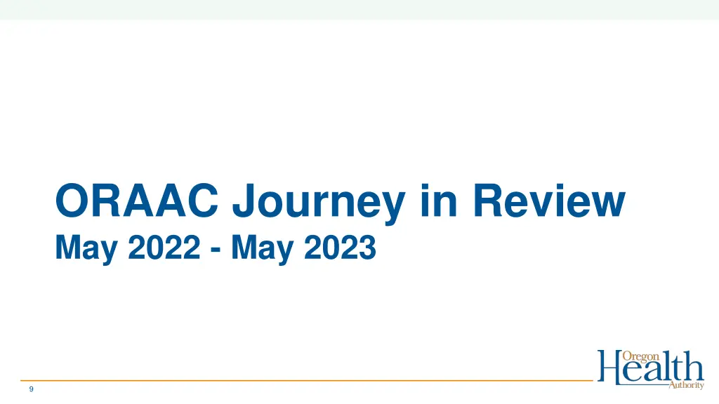 oraac journey in review may 2022 may 2023