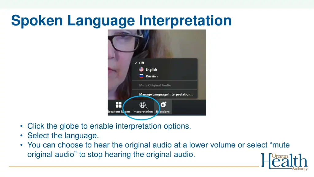 spoken language interpretation