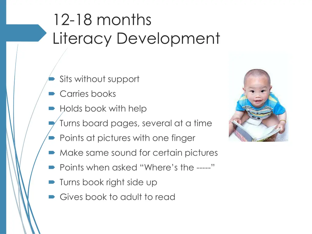 12 18 months literacy development