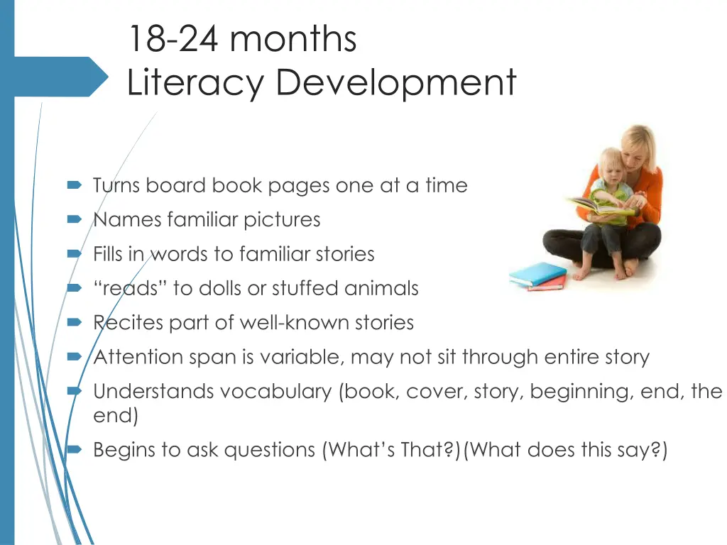 18 24 months literacy development