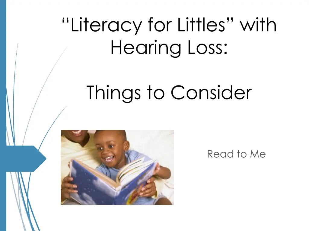 literacy for littles with hearing loss