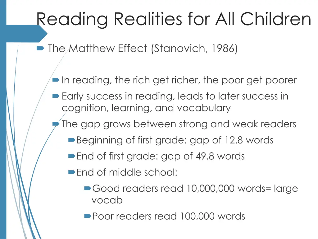 reading realities for all children 1