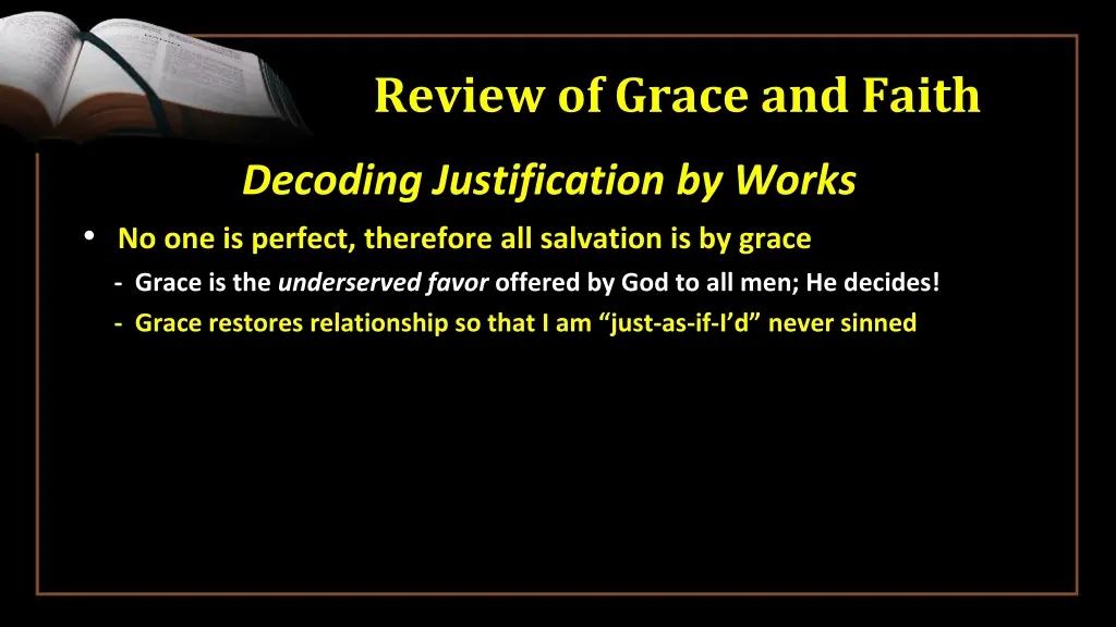 review of grace and faith 2