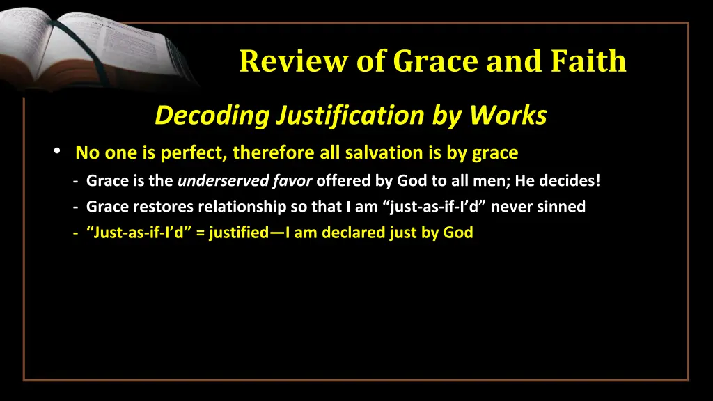 review of grace and faith 3