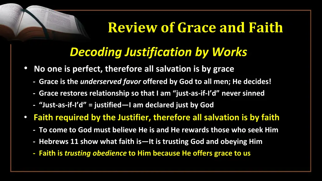 review of grace and faith 7