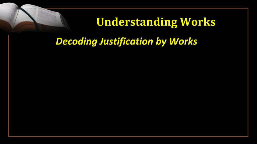 understanding works