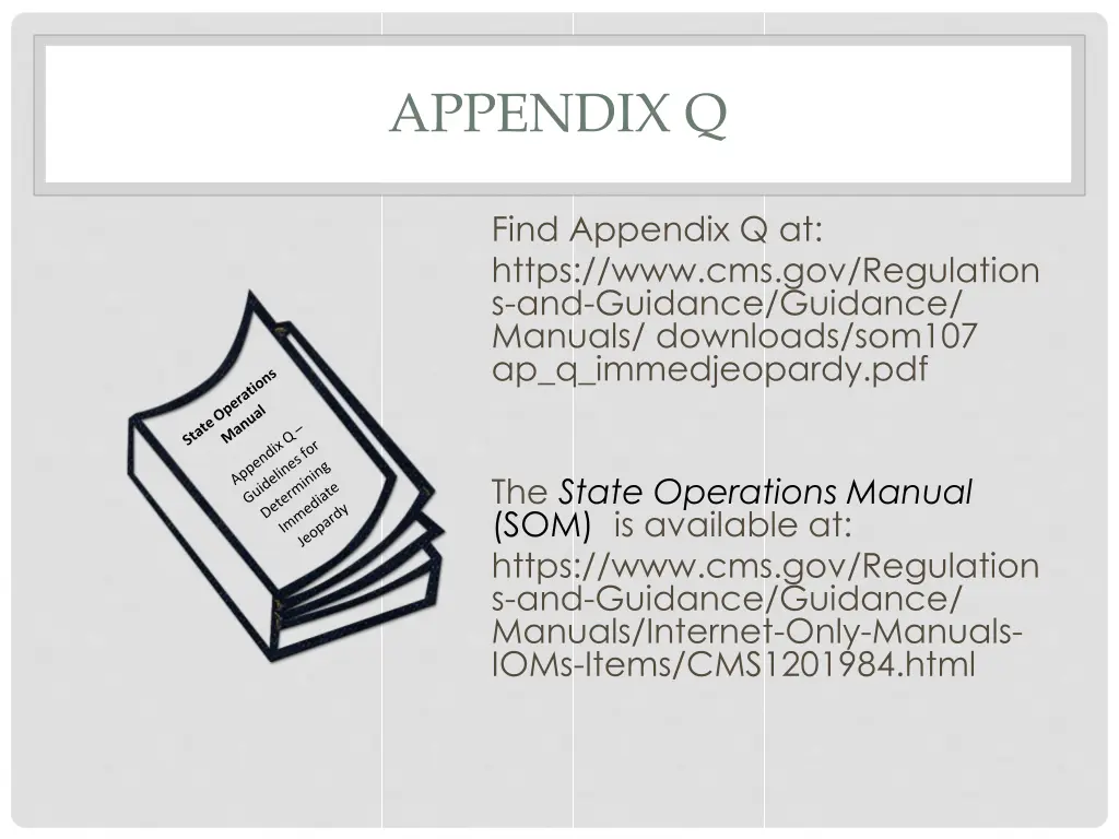 appendix q