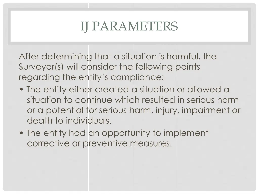 ij parameters 3