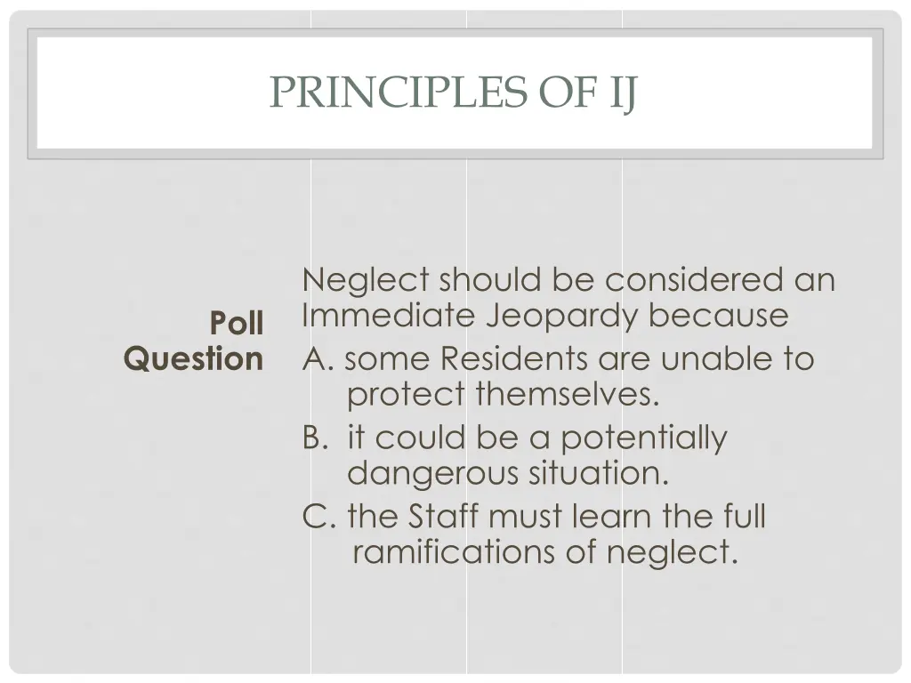 principles of ij 8