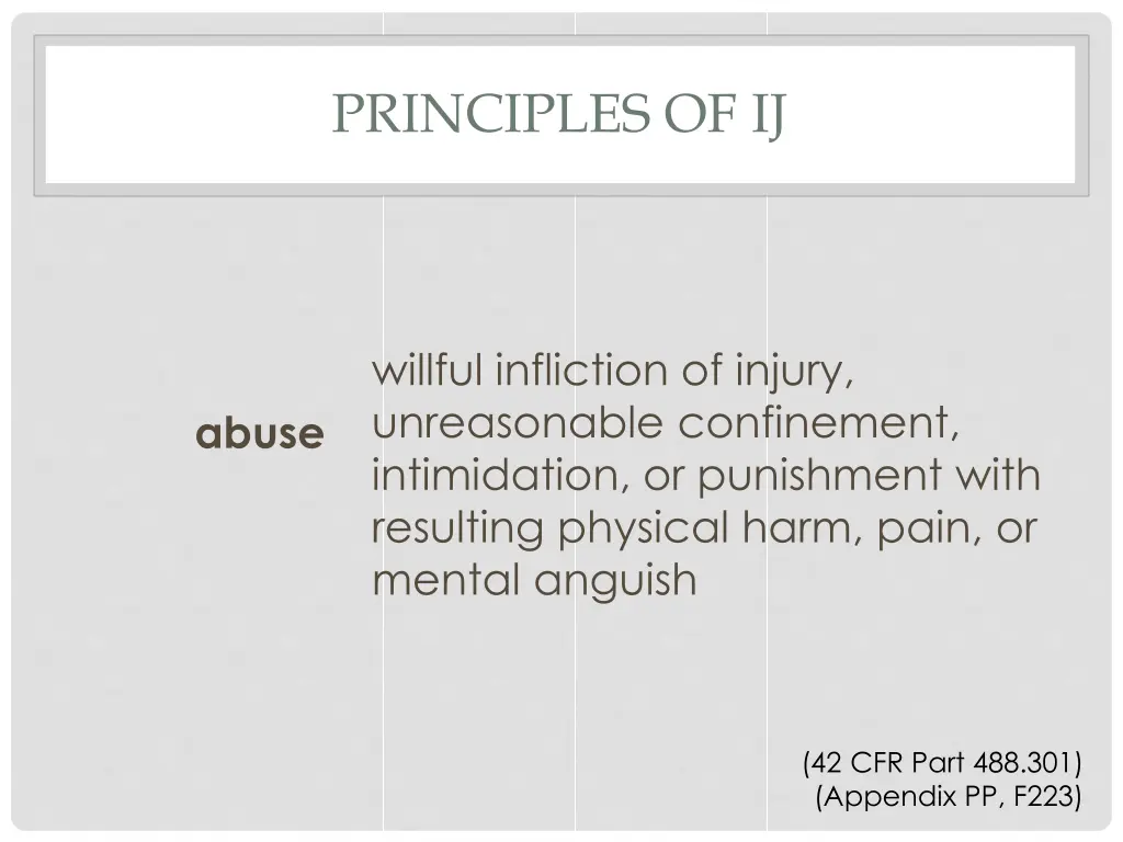 principles of ij 9