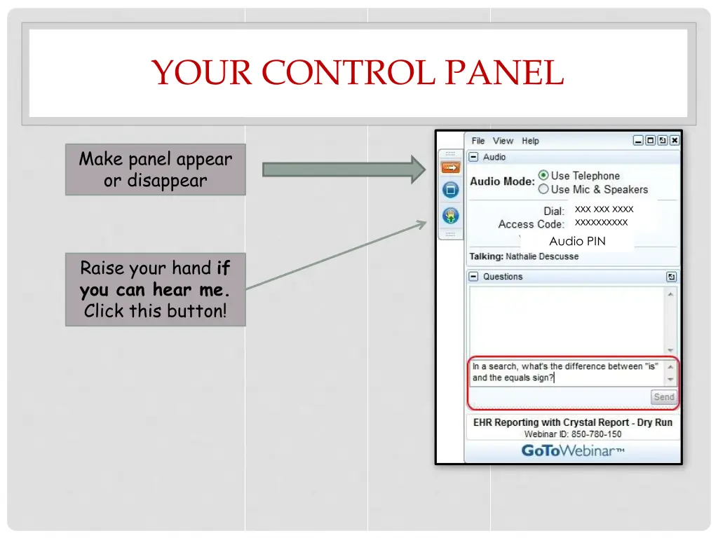 your control panel 2