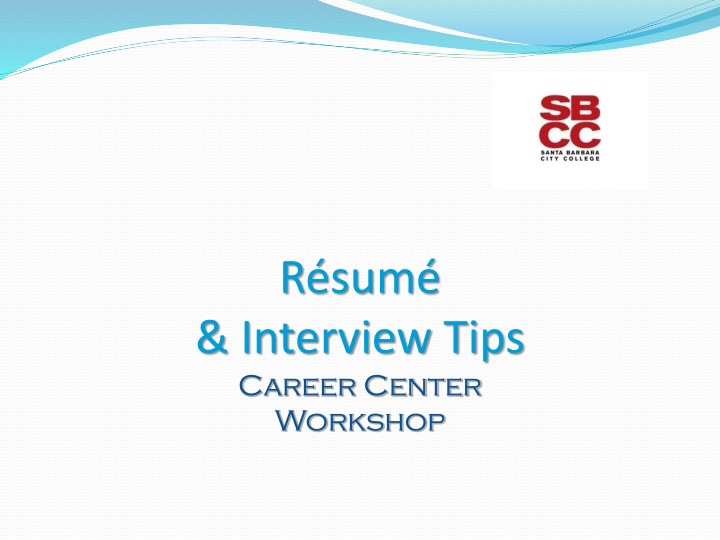 r sum interview tips career center workshop