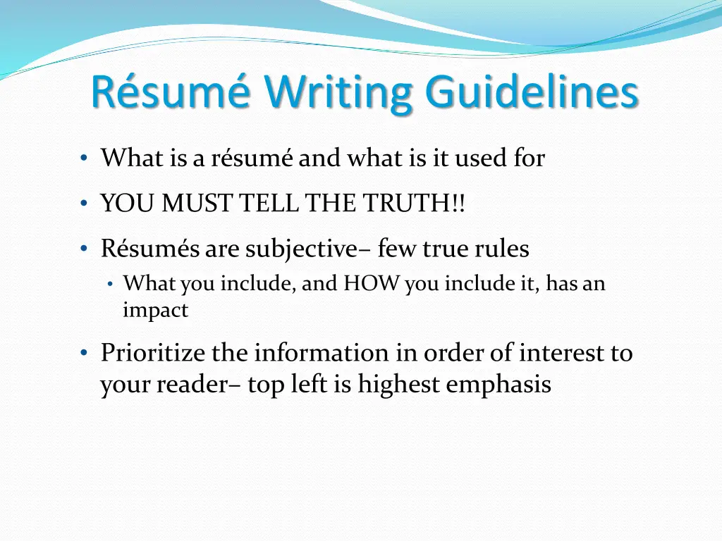 r sum writing guidelines