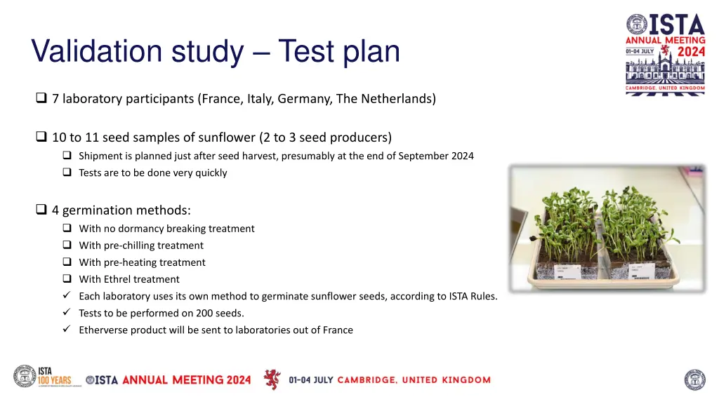 validation study test plan