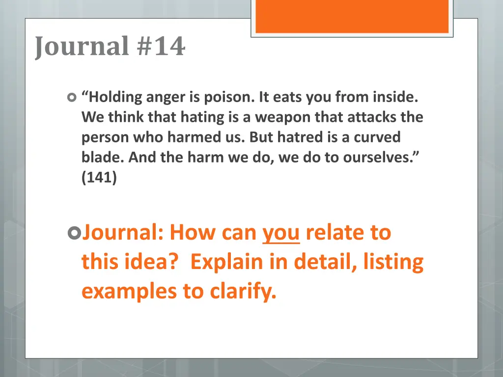 journal 14