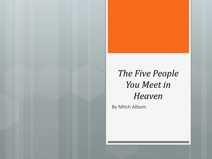 the five people you meet in heaven