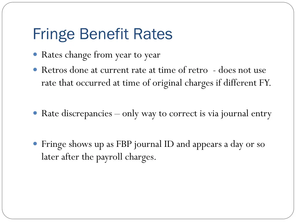 fringe benefit rates