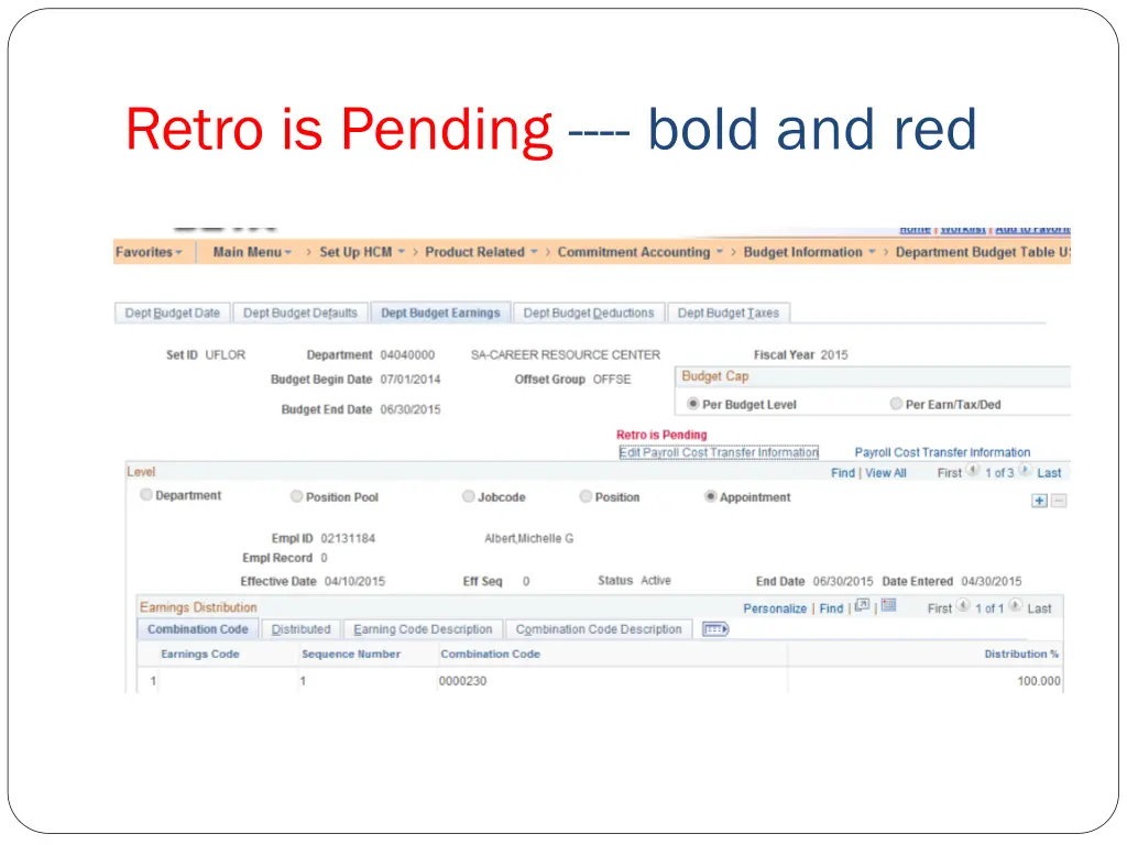 retro is pending bold and red