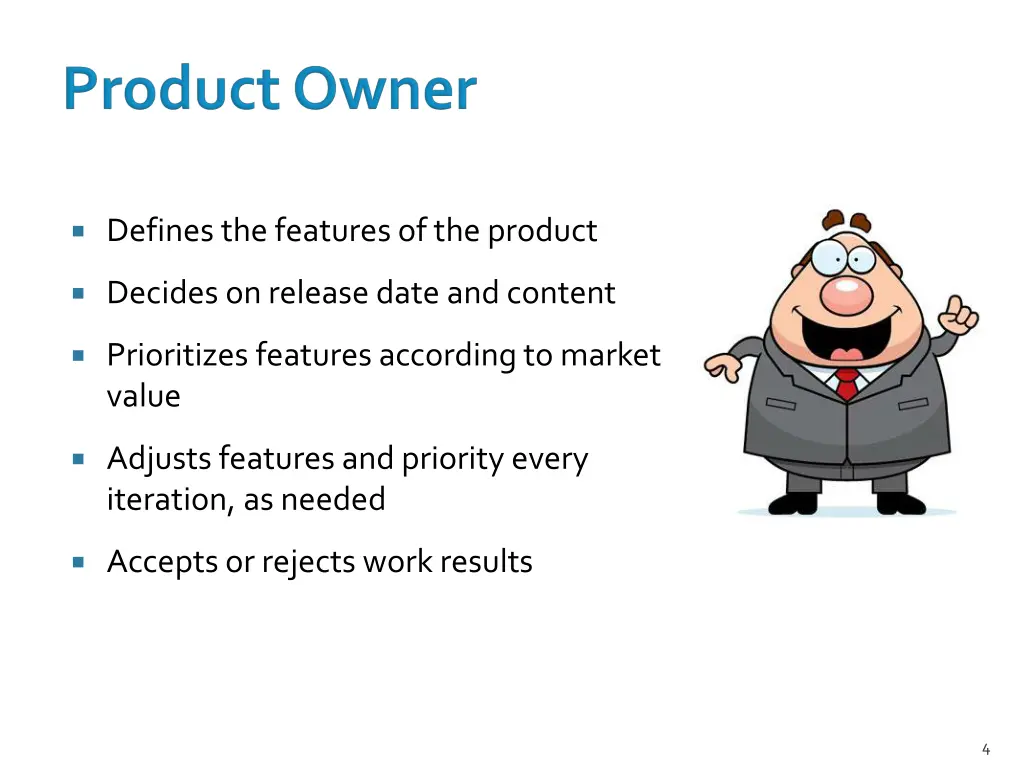 defines the features of the product